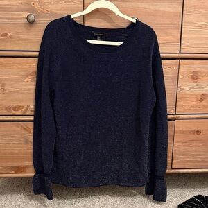Banana Republic Navy Sparkly Sweater